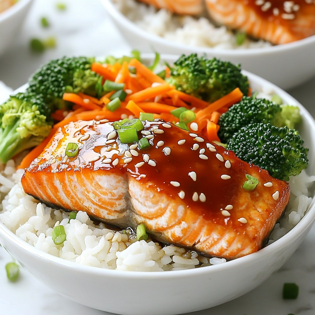 Teriyaki Salmon Rice Bowls Easy and Flavorful Meal