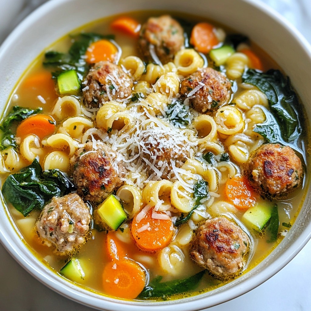 Italian Wedding Soup Flavorful and Easy Recipe