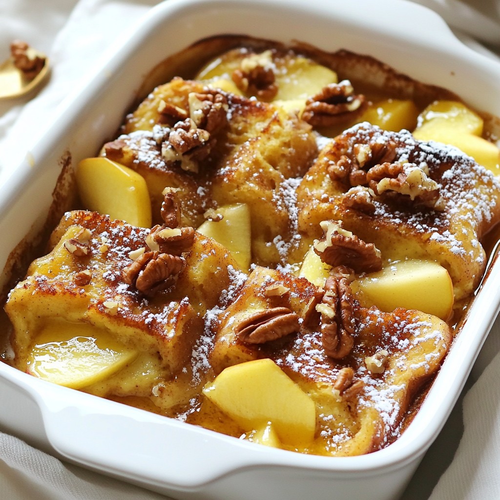 Apple Cinnamon French Toast Bake Deliciously Simple
