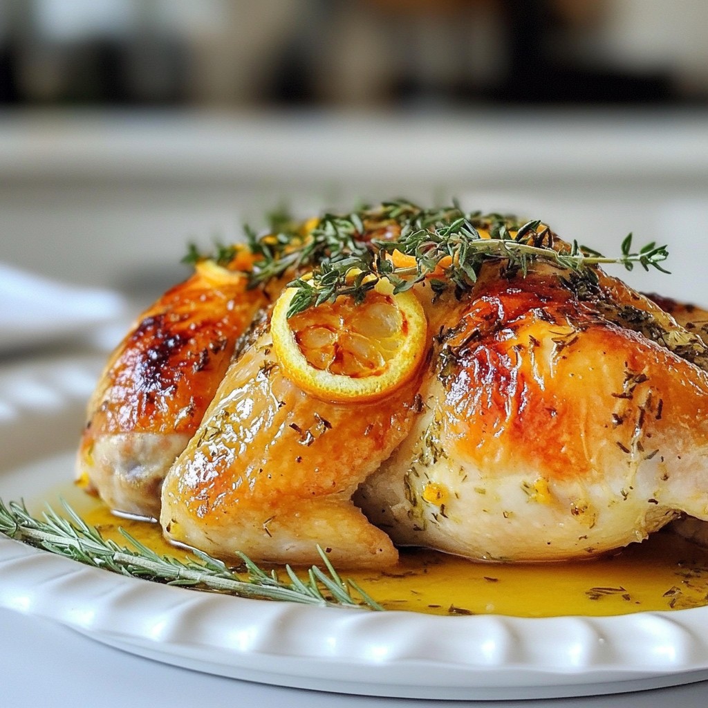 Citrus Herb Roast Chicken Flavorful and Juicy Recipe