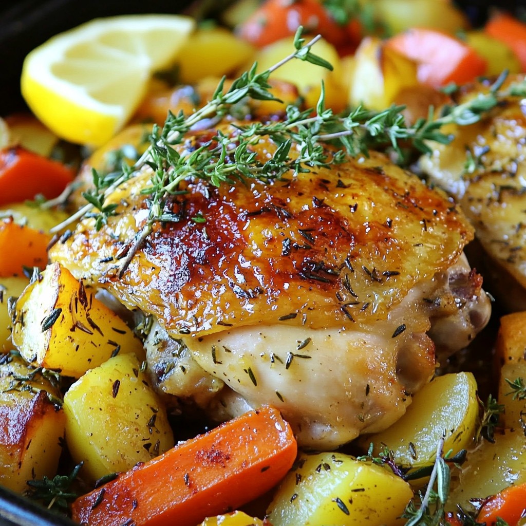 Herb Roasted Chicken Thighs Simple and Flavorful Dish