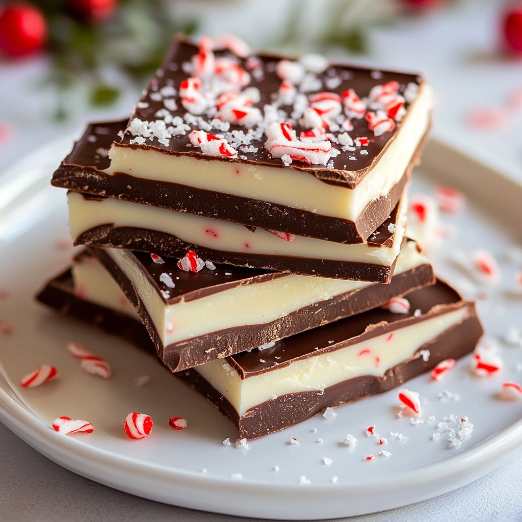 Chocolate Peppermint Bark Delicious Holiday Treat