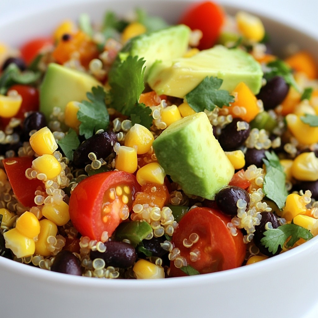 Southwest Quinoa Salad Fresh and Flavorful Delight