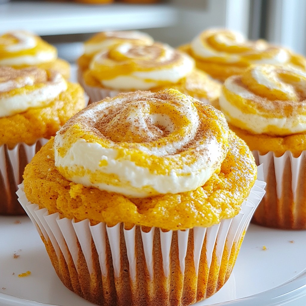 Pumpkin Cream Cheese Swirl Muffins Tasty Delight