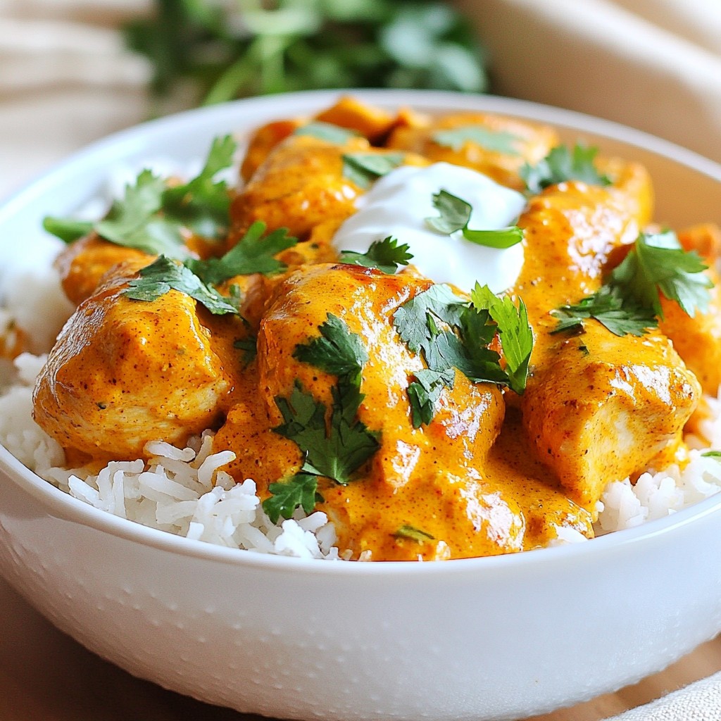 Slow Cooker Butter Chicken Flavorful Home Delight