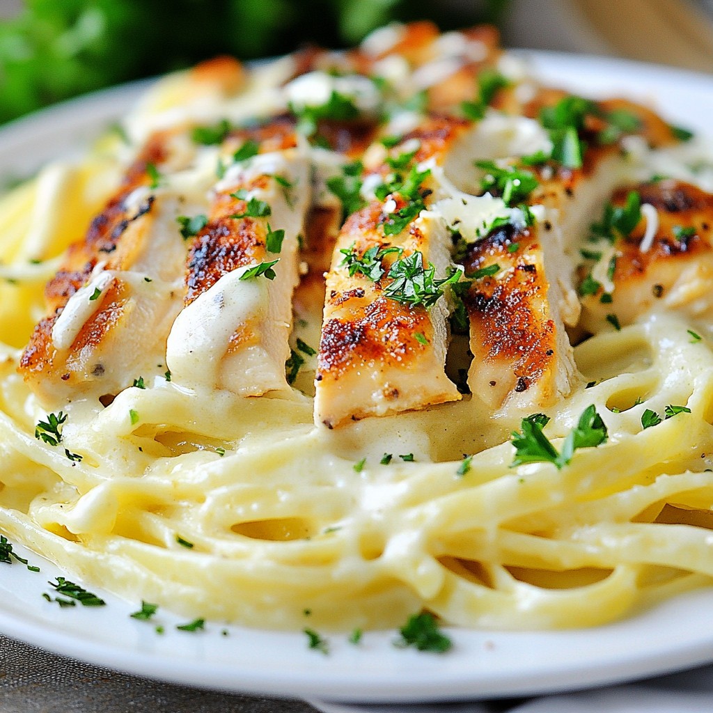 Rich and Cheesy Chicken Alfredo Pasta Easy Dinner Recipe