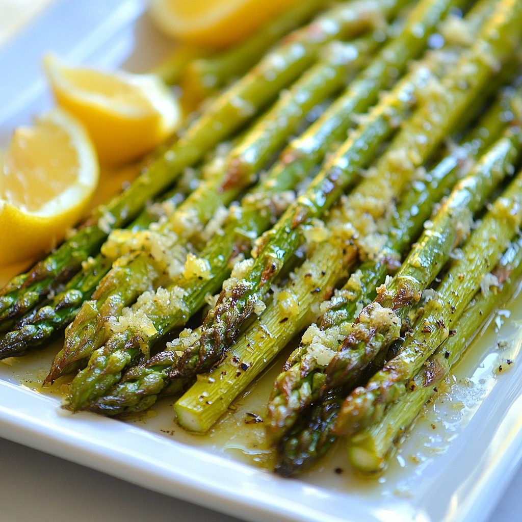 Lemon Garlic Roasted Asparagus Flavorful Side Dish