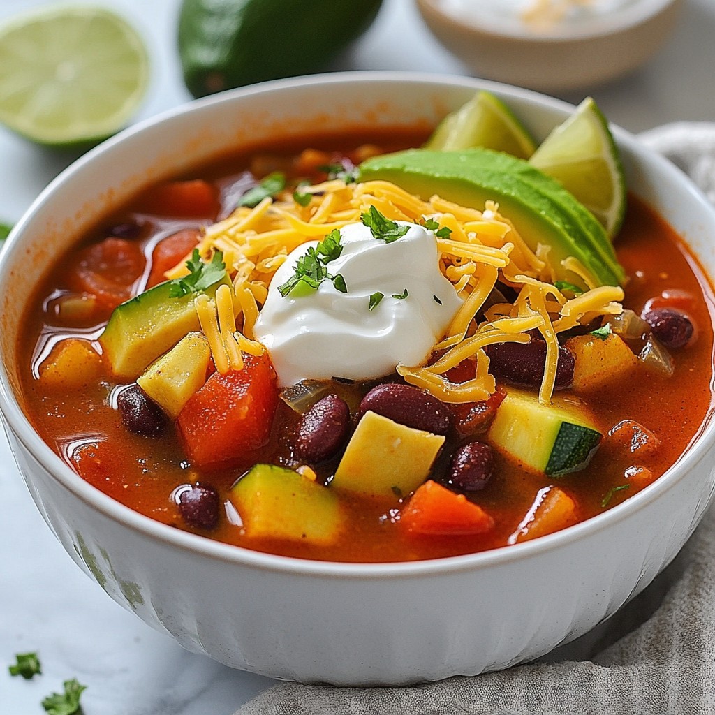 Flavorful Vegetarian Taco Soup You’ll Love Today