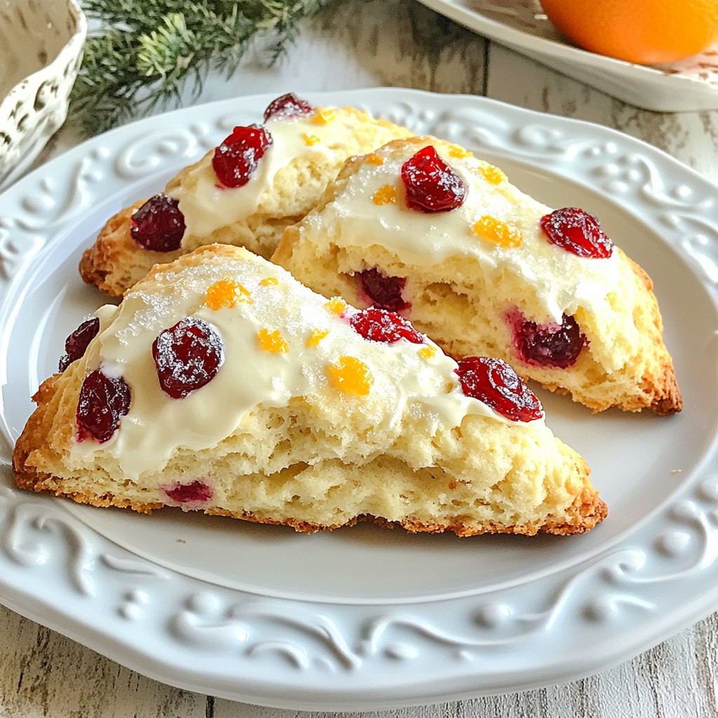 Cranberry Orange Scones Fresh and Tasty Recipe