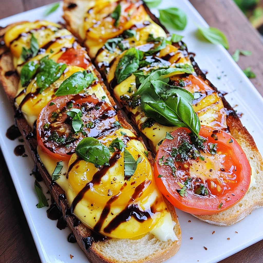 Caprese Garlic Bread Irresistible Flavor in Every Bite