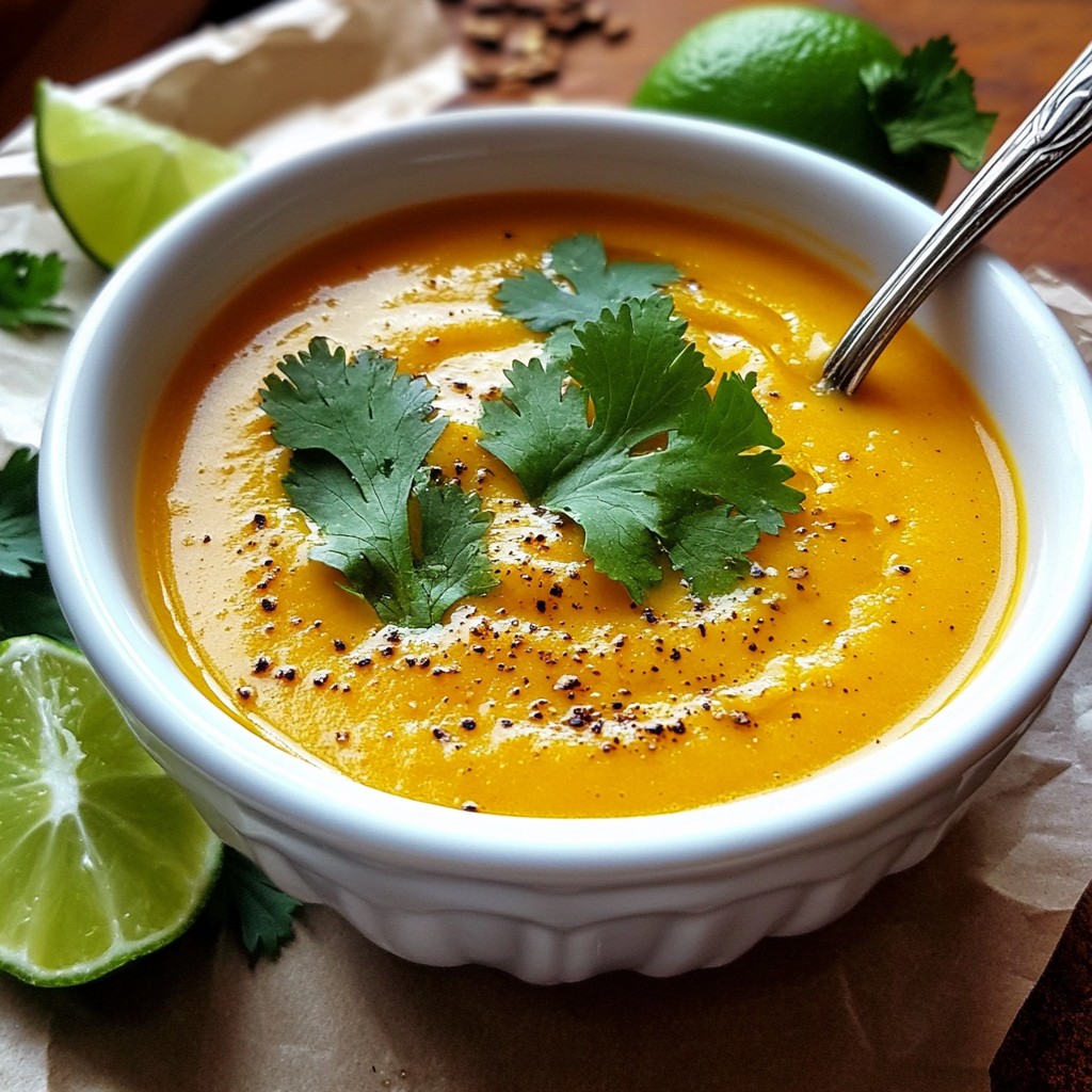 Spiced Carrot Ginger Soup Nourishing and Wholesome Recipe