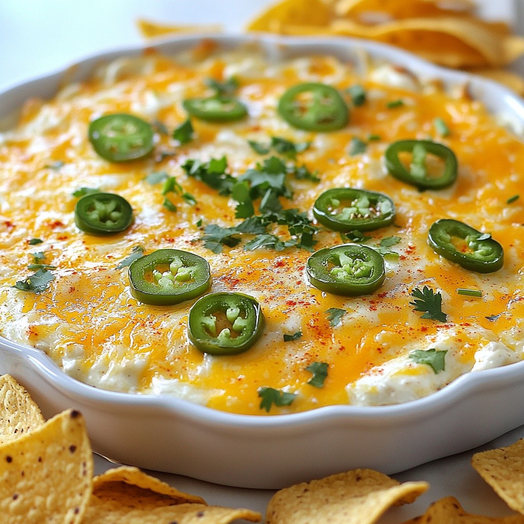 Savory Cheddar Jalapeno Cheese Dip Creamy Delight