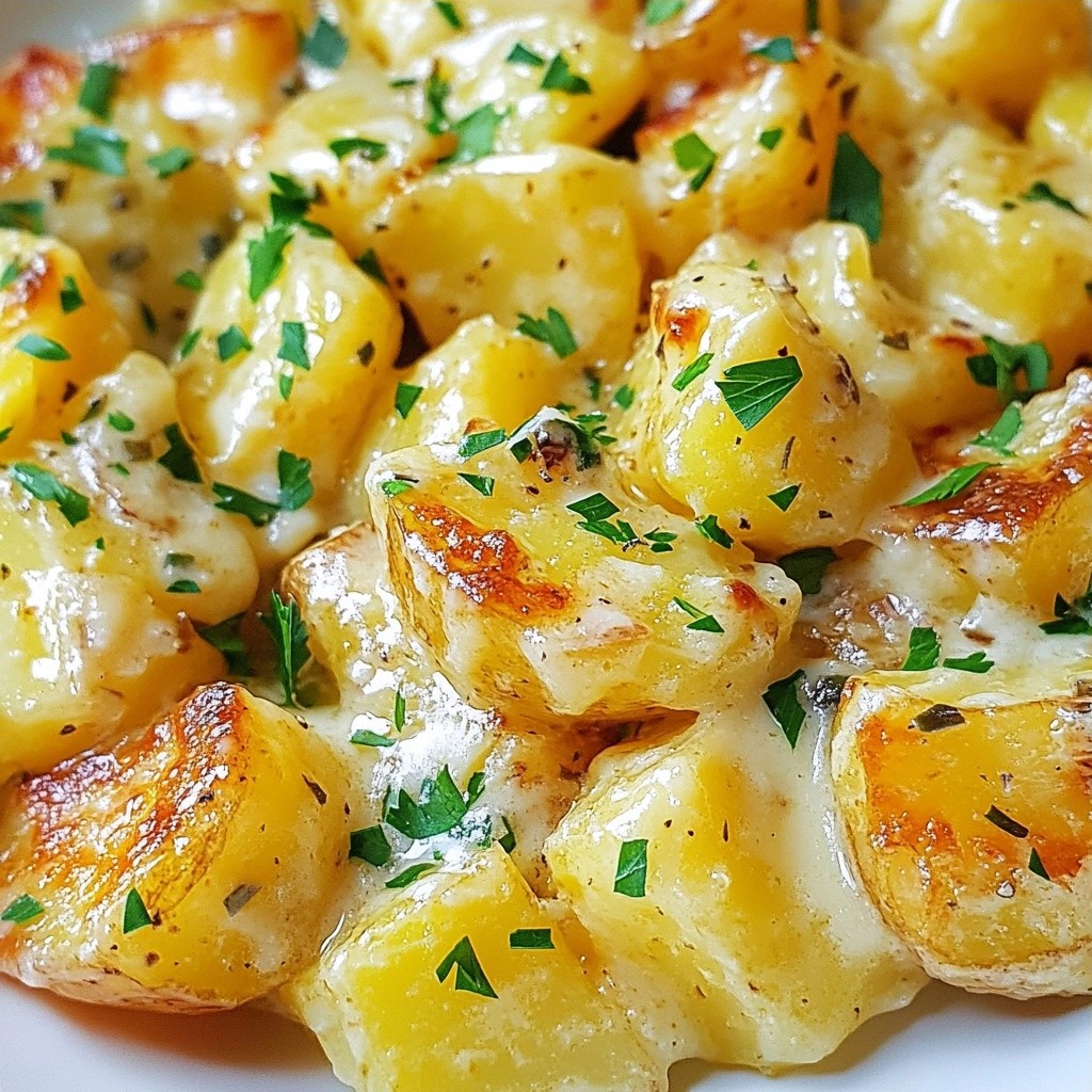 Creamy Cheese Herb Potato Skillet Comforting Delight