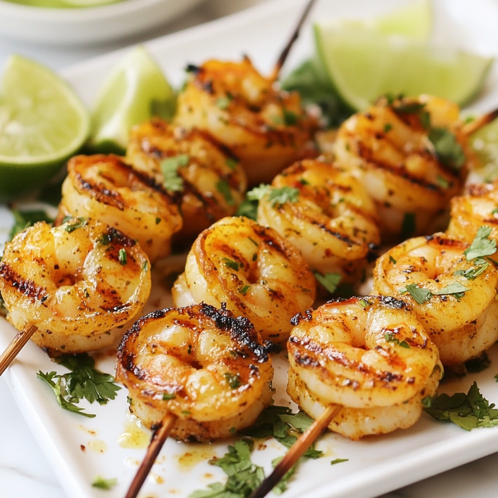 Chili Lime Grilled Shrimp Skewers Flavorful Delight