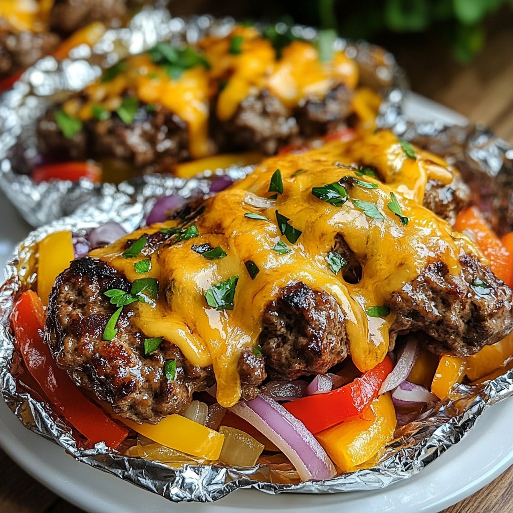 Burger Foil Packets Flavorful and Easy Grill Treat