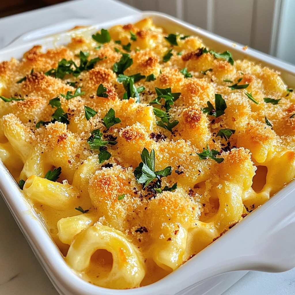 Creamy Truffle Mac and Cheese Delight Savory Comfort Food