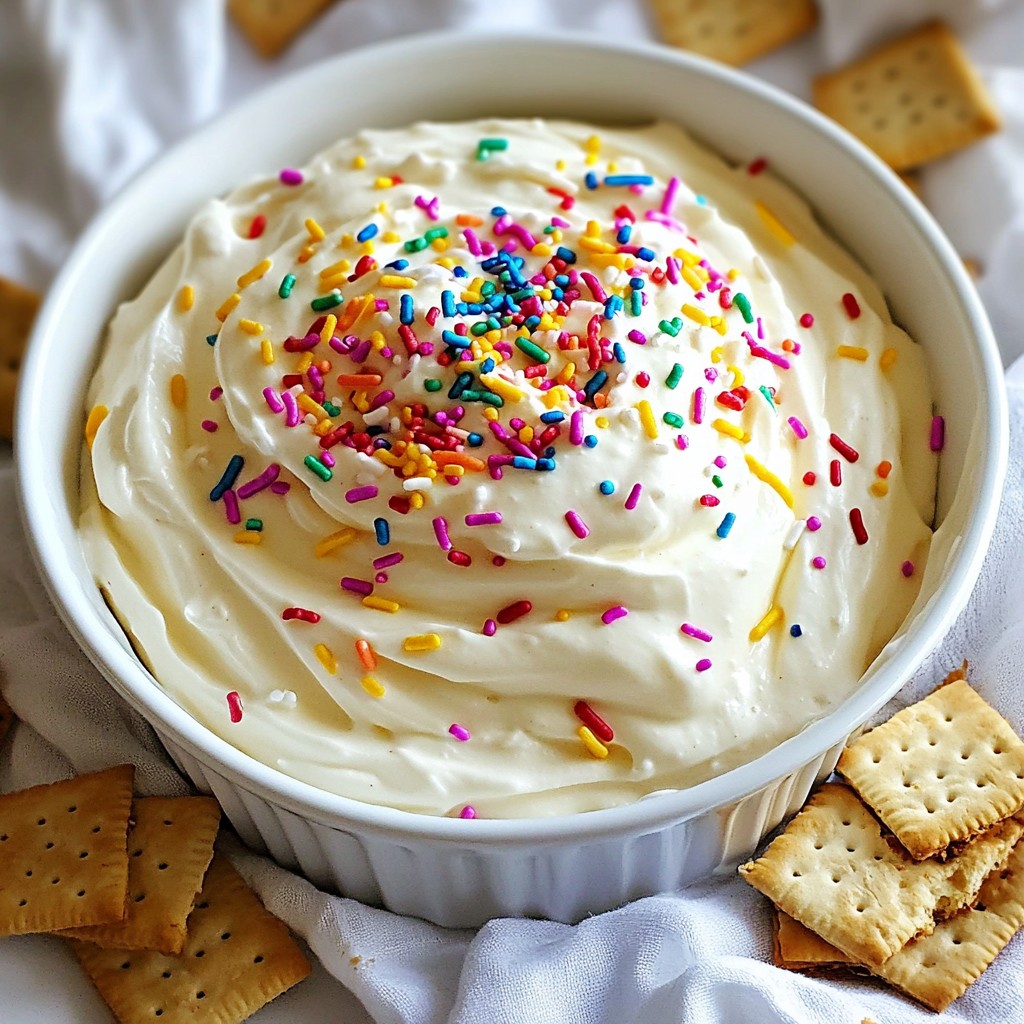 Funfetti Birthday Cake Dip Delightful and Easy Treat