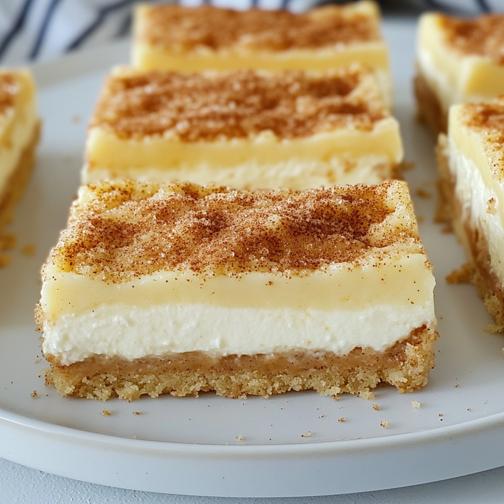 Snickerdoodle Cheesecake Bars Irresistibly Sweet Treat