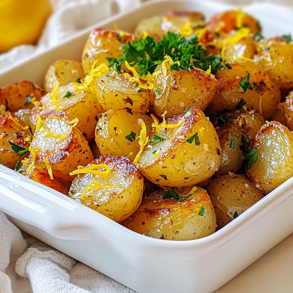 Greek Lemon Potatoes Flavorful and Simple Side Dish