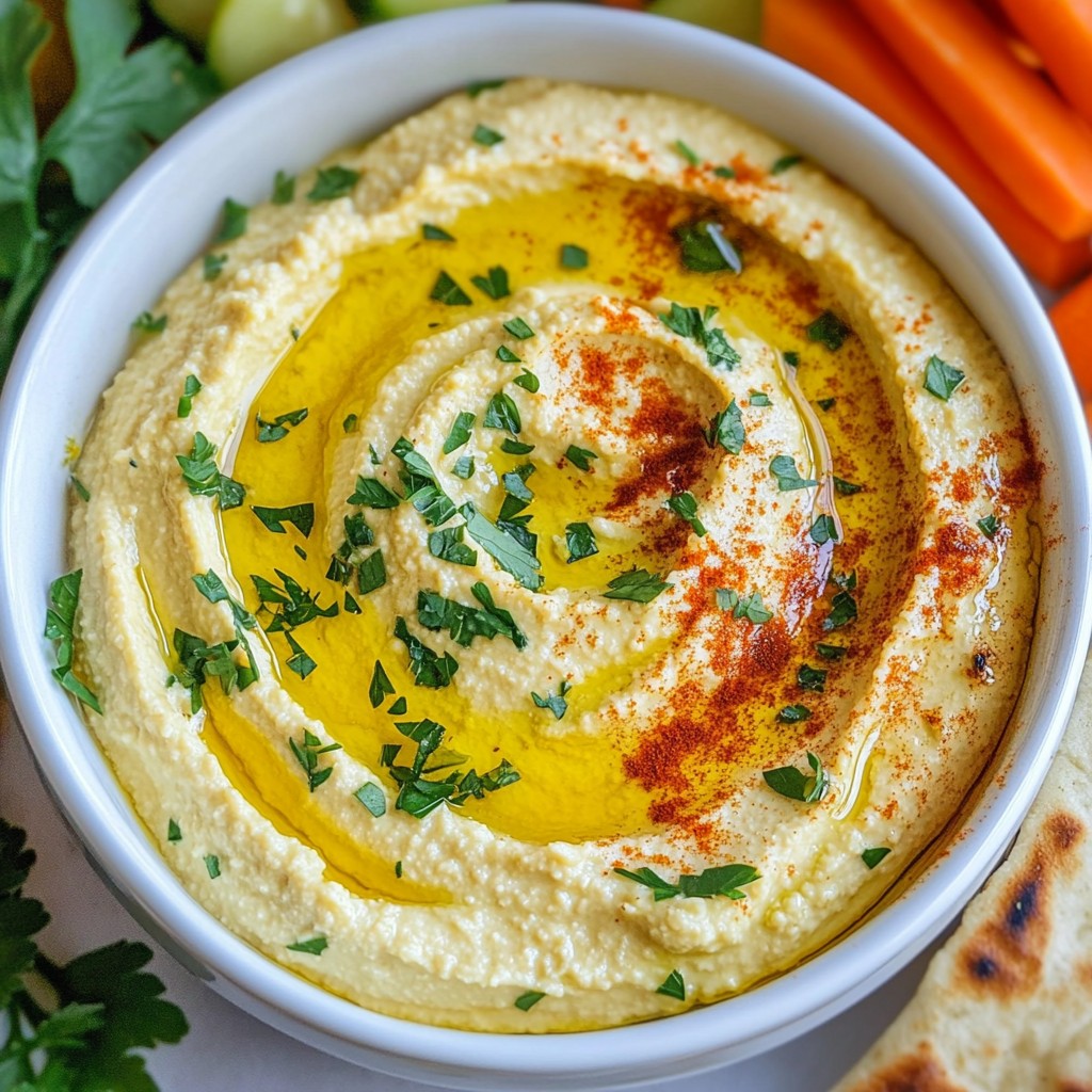 Classic Hummus Simple Recipe for Creamy Delight