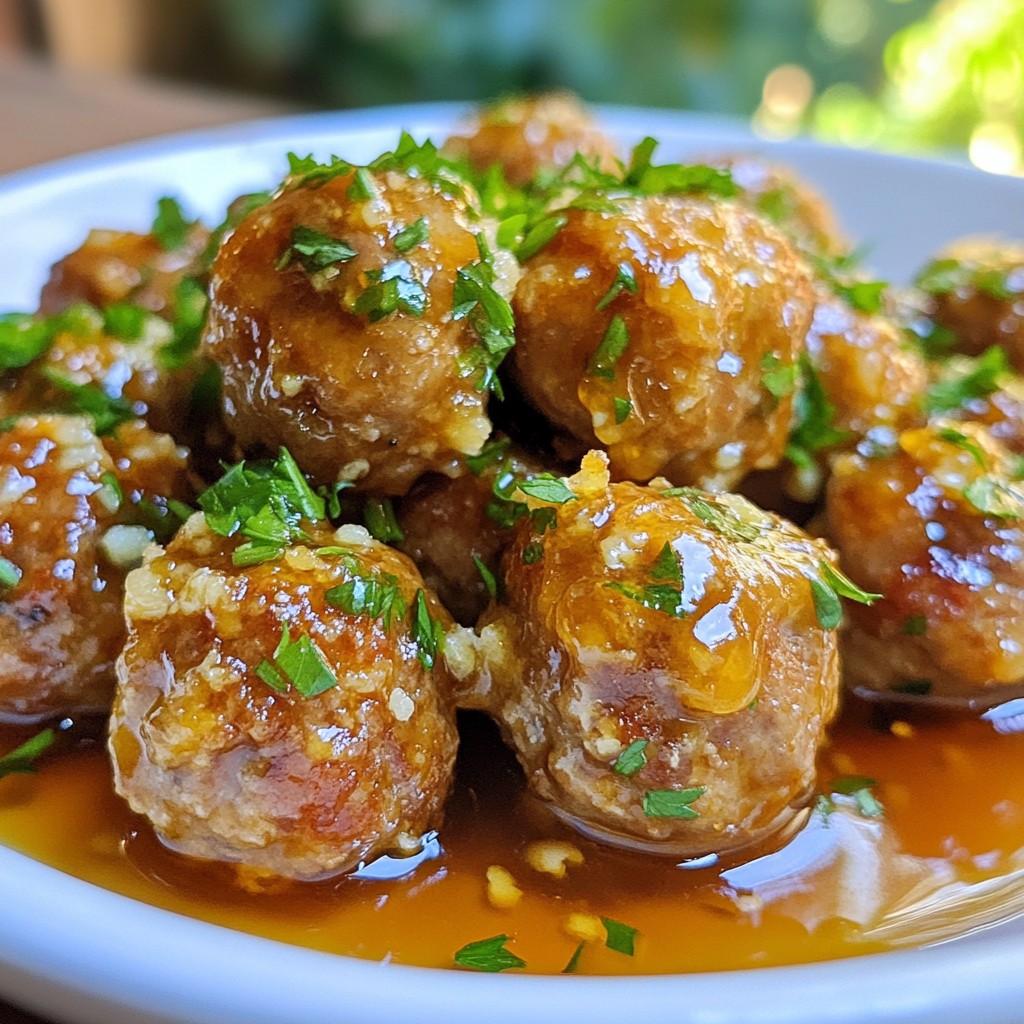 Honey Garlic Glazed Meatballs Flavorful Family Favorite