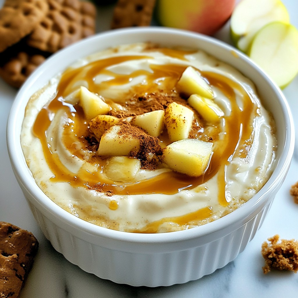 Caramel Apple Cheesecake Dip Irresistible Dessert Delight