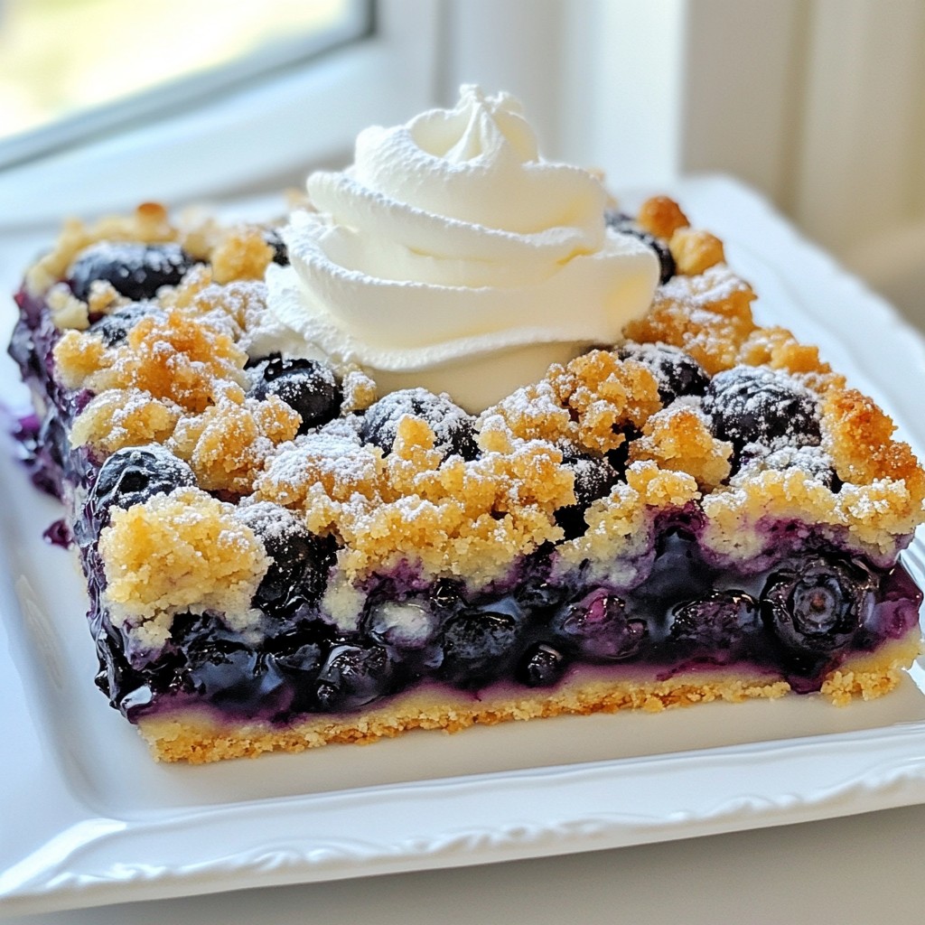 Blueberry Crumble Bars Delightful and Simple Recipe