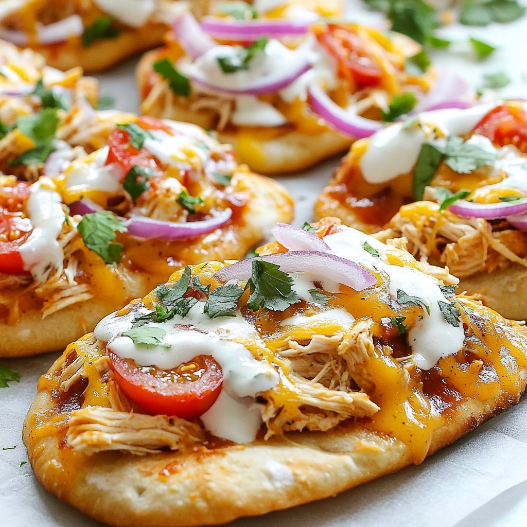 BBQ Ranch Chicken Flatbread Delicious and Easy Recipe