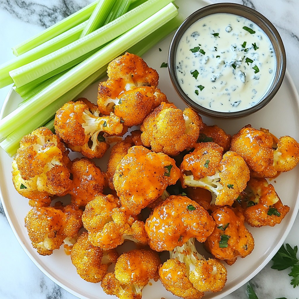 Buffalo Cauliflower Bites Flavor-Packed Snack Idea