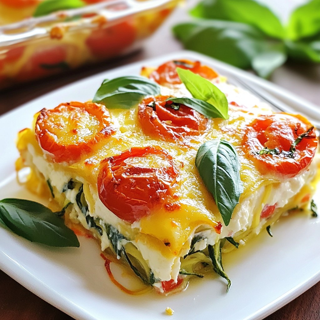 Parmesan Crusted Zoodle Bake Flavorful and Healthy Dish