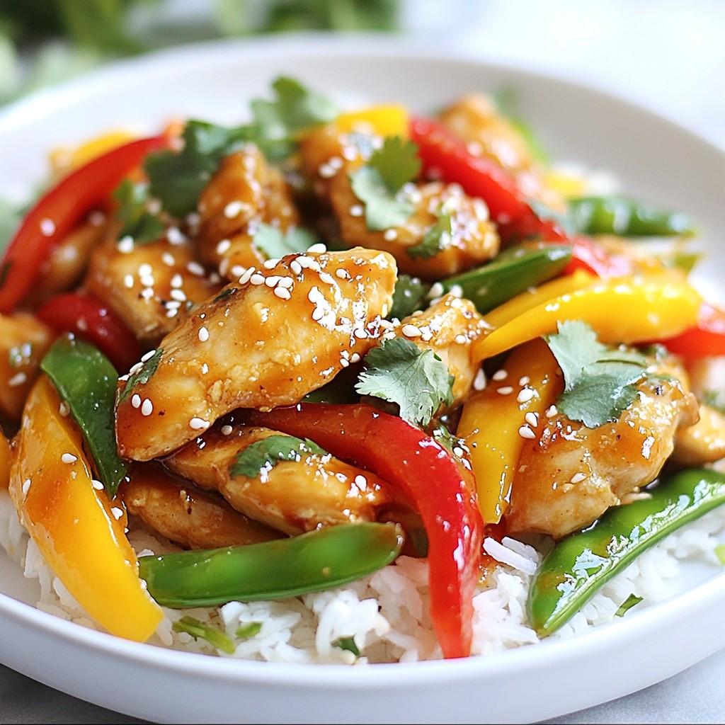 Orange Glazed Chicken Stir Fry Flavorful and Quick Meal
