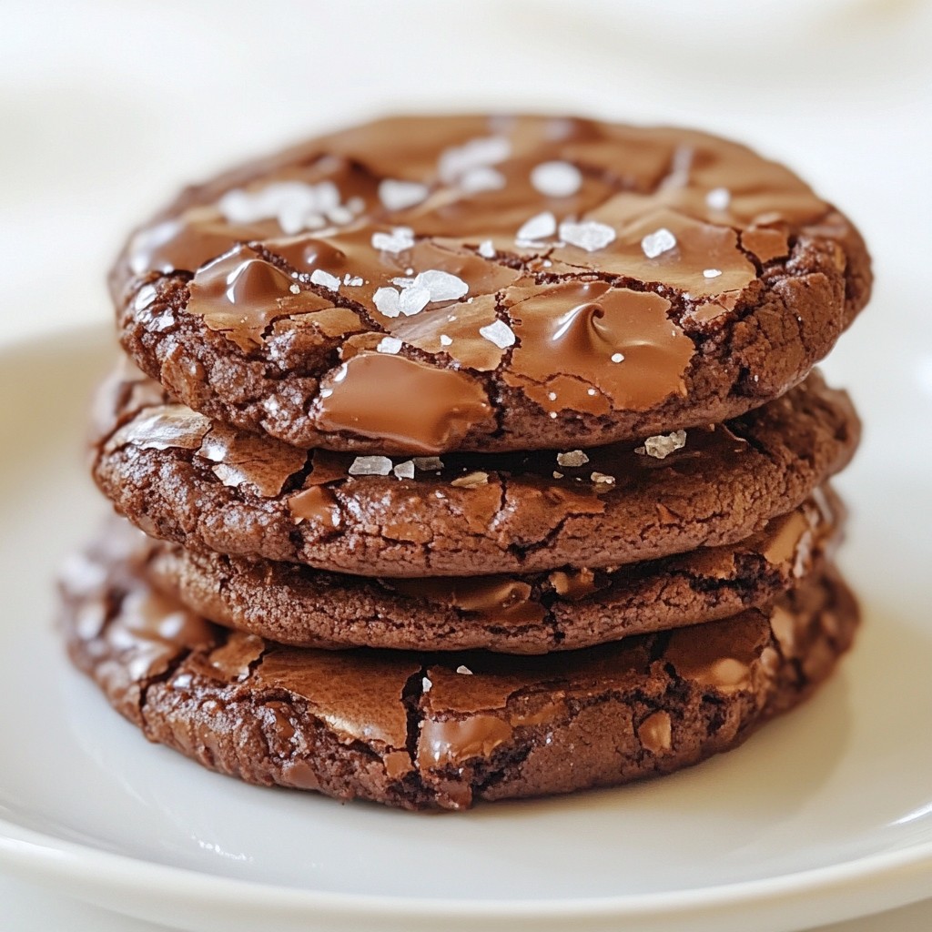 Chocolate Fudge Brownie Cookies Simple and Tasty Treat