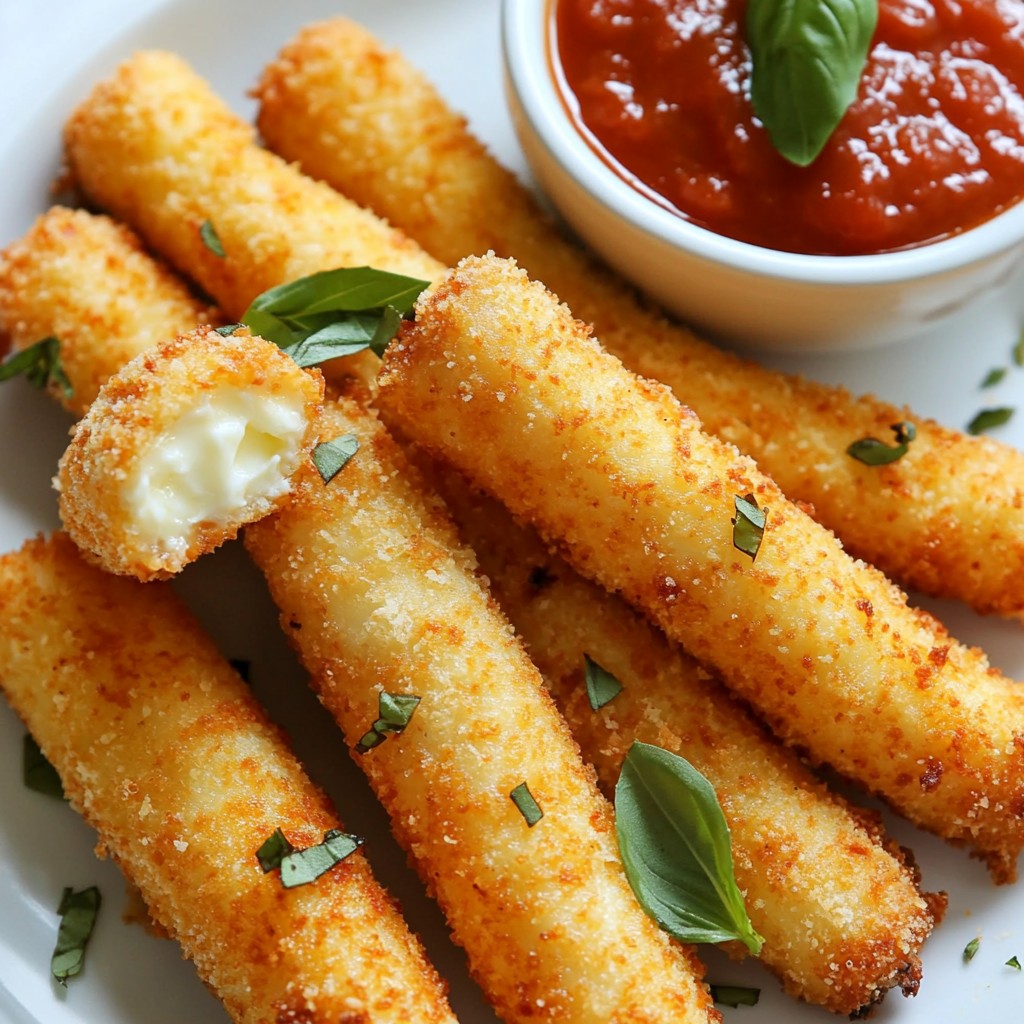 Air Fryer Mozzarella Sticks Crispy and Flavorful Recipe