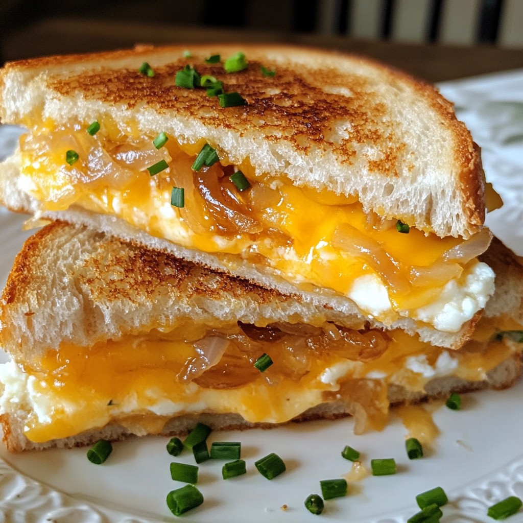 Gooey Smoked Cheddar Grilled Cheese Delight Recipe