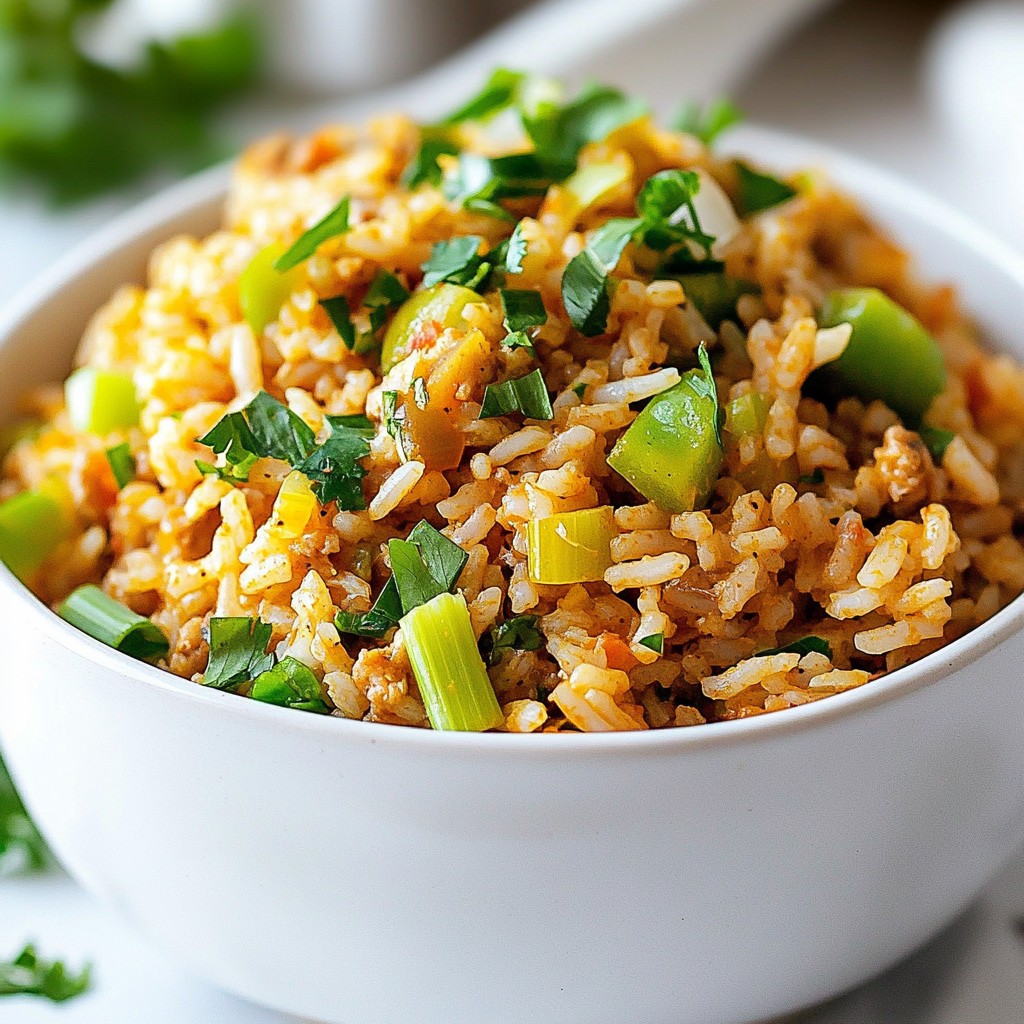 Spicy Cajun Dirty Rice Flavorful and Hearty Meal