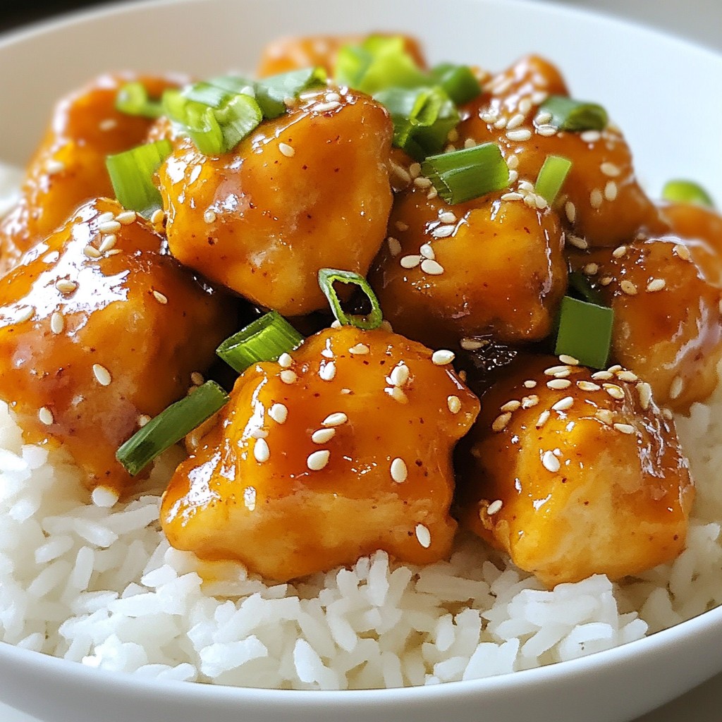Sticky Orange Sesame Chicken Irresistible Dinner Dish