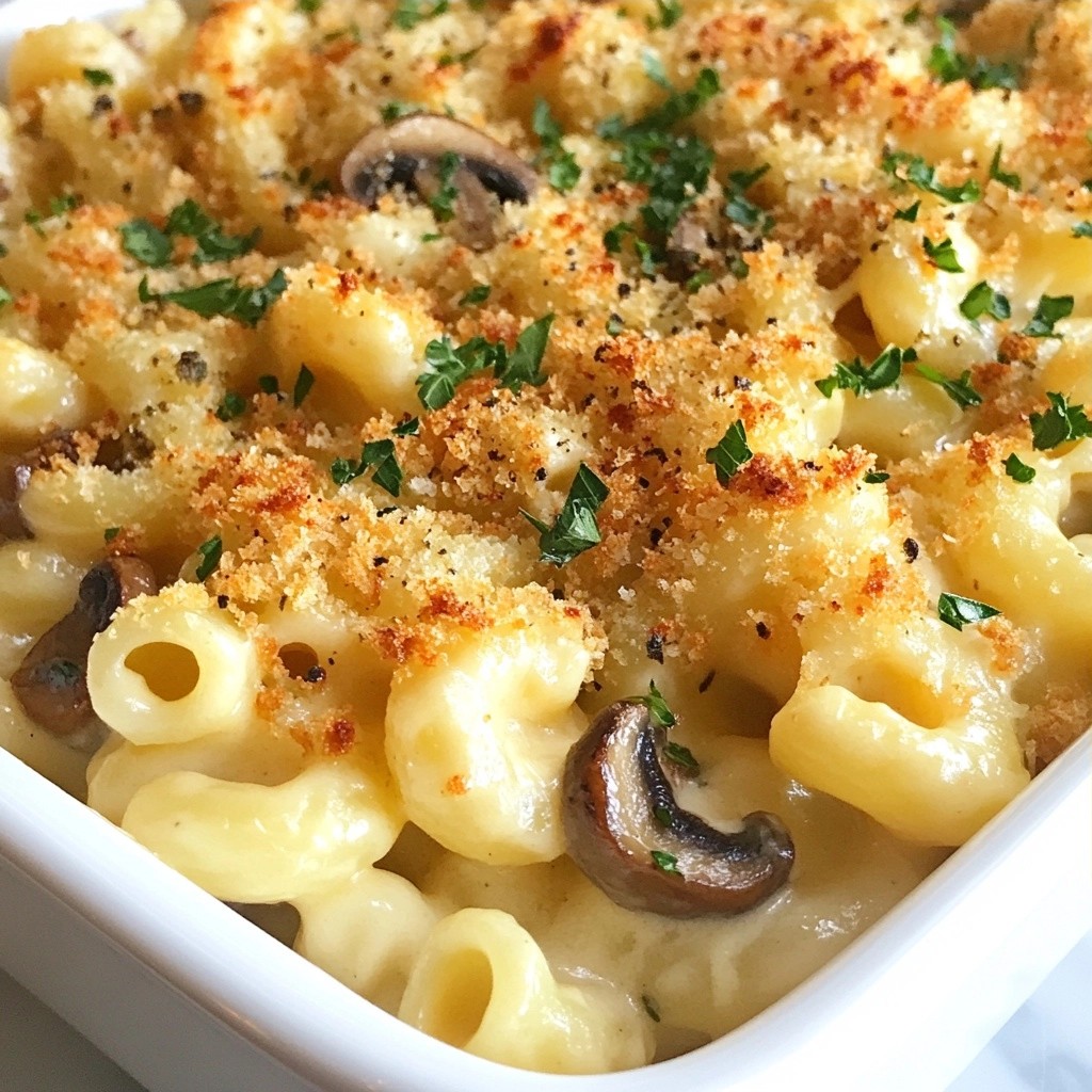 Gourmet Mushroom and Truffle Mac and Cheese Recipe