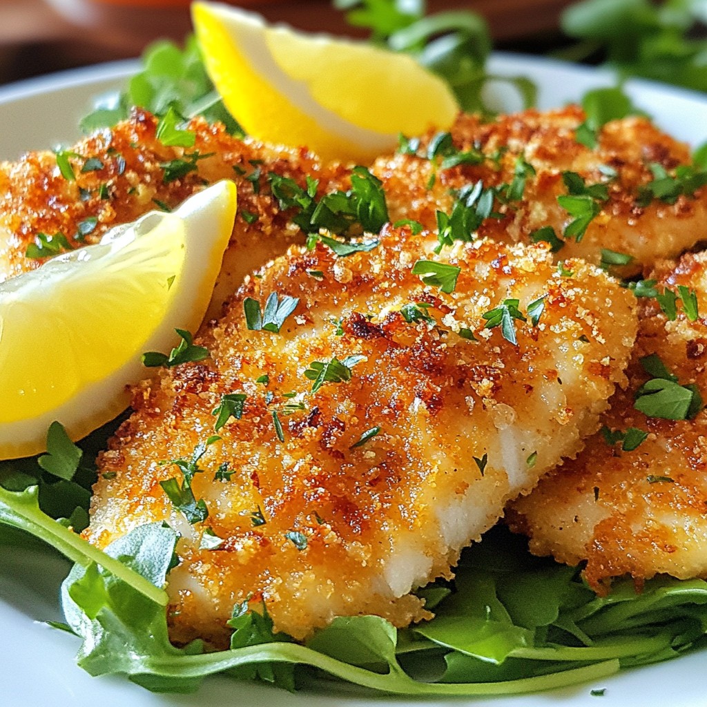 Parmesan Crusted Tilapia Delightful Quick Meal