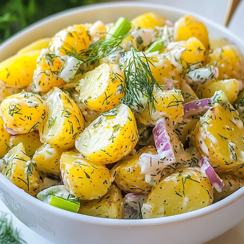 Dill Pickle Potato Salad Simple and Tasty Recipe