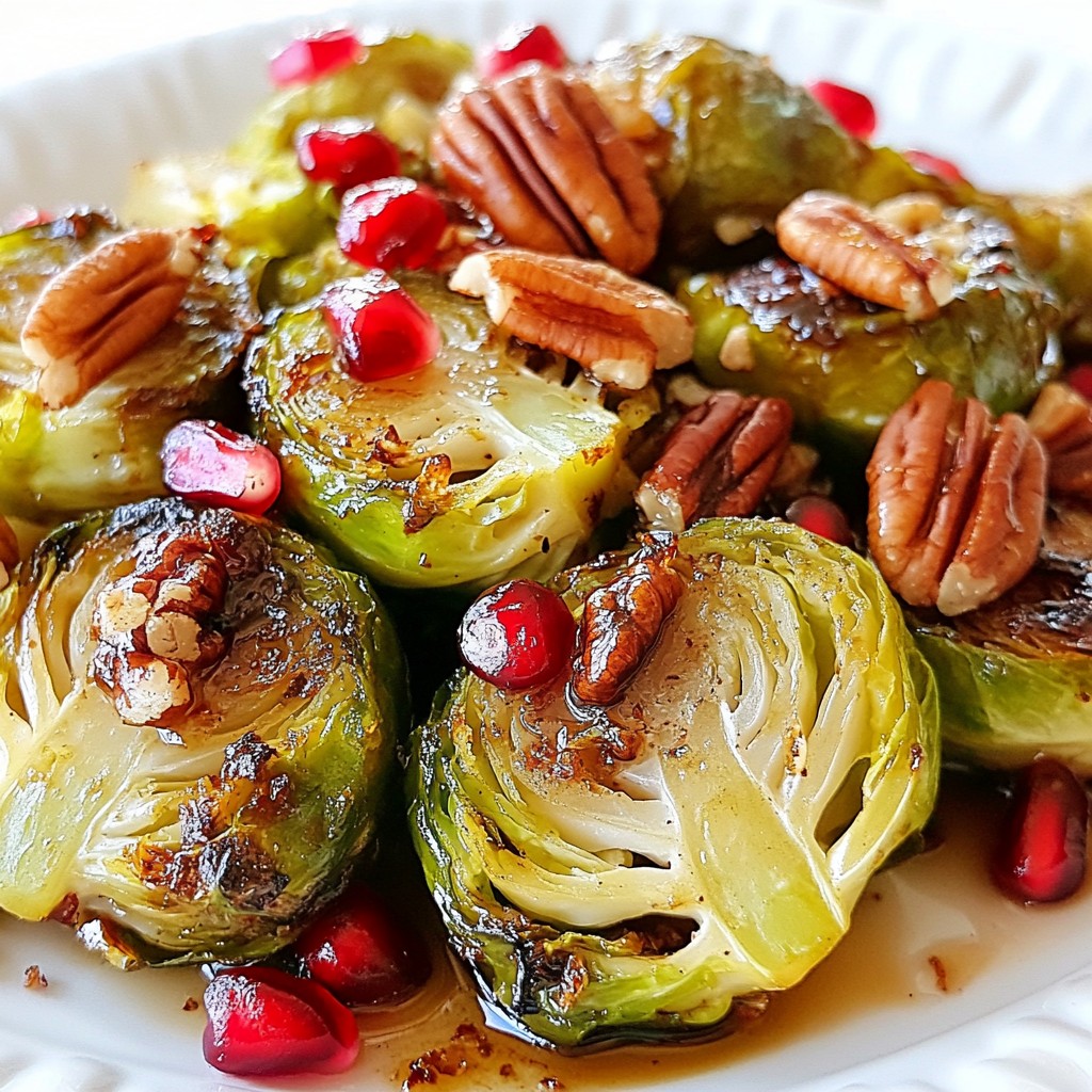 Maple Roasted Brussels Sprouts Savory and Simple Dish
