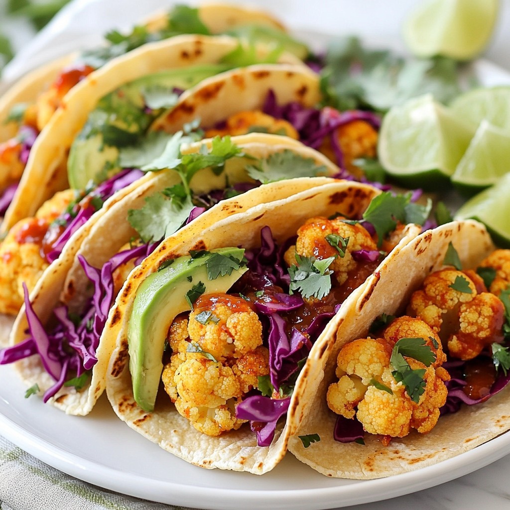 Sweet Chili Cauliflower Tacos Flavorful and Simple Dish