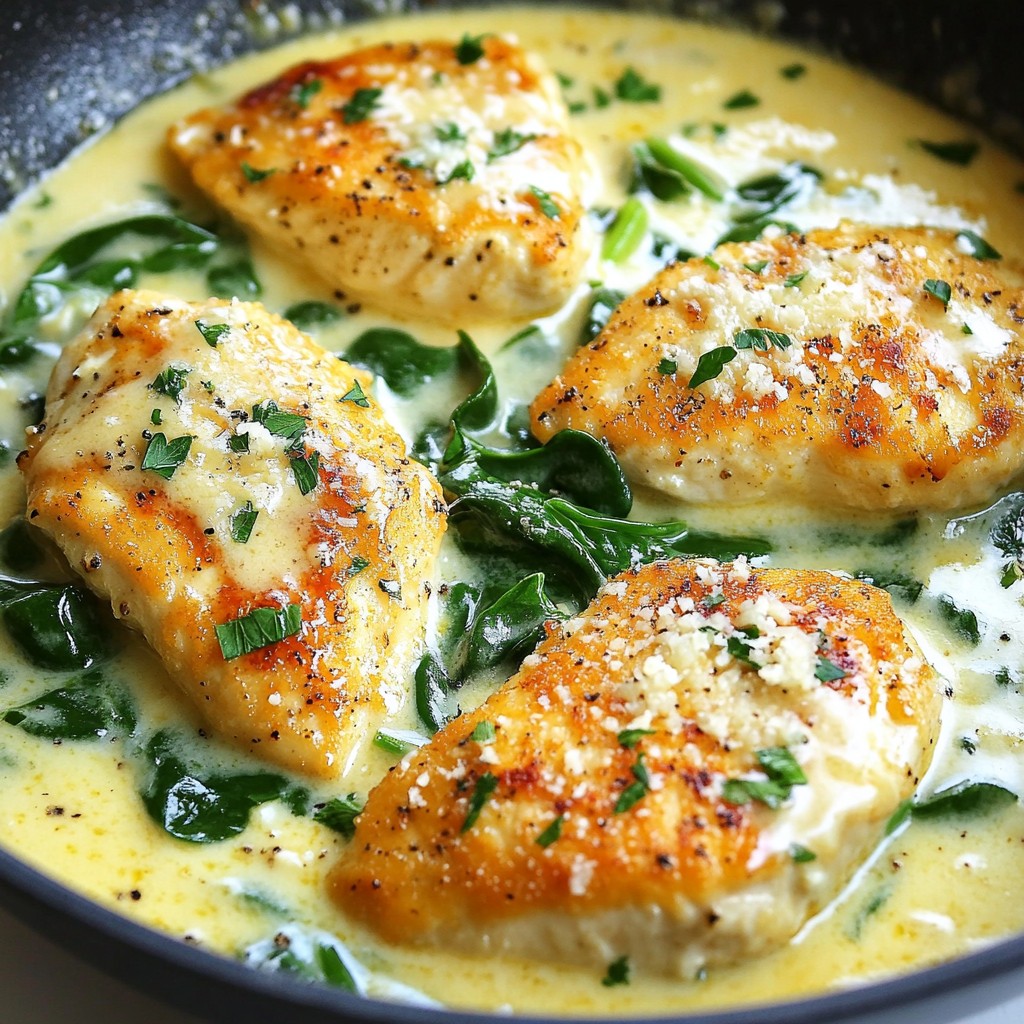 Cheesy Garlic Parmesan Chicken Skillet Delight