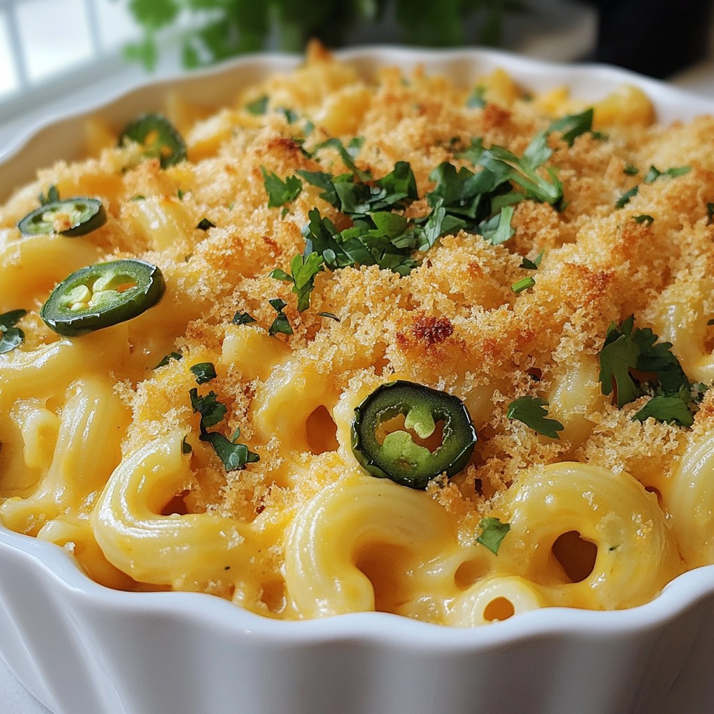 Spicy Jalapeno Mac and Cheese Cheesy Comfort Dish