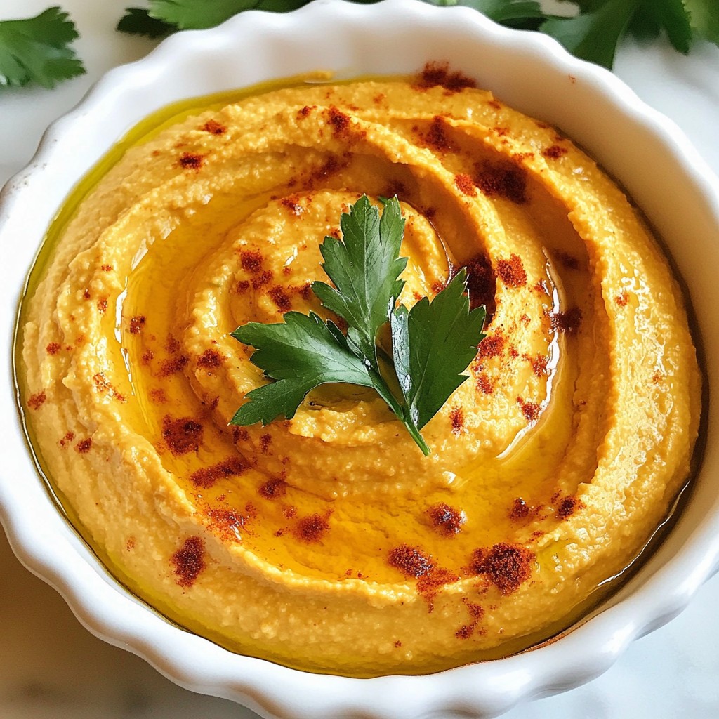 Roasted Red Pepper Hummus Fresh and Flavorful Dip