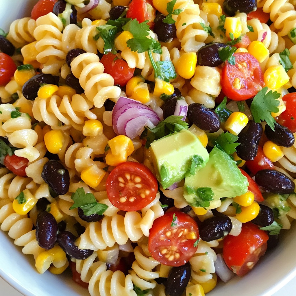 Zesty Southwest Pasta Salad Flavorful and Fresh Dish