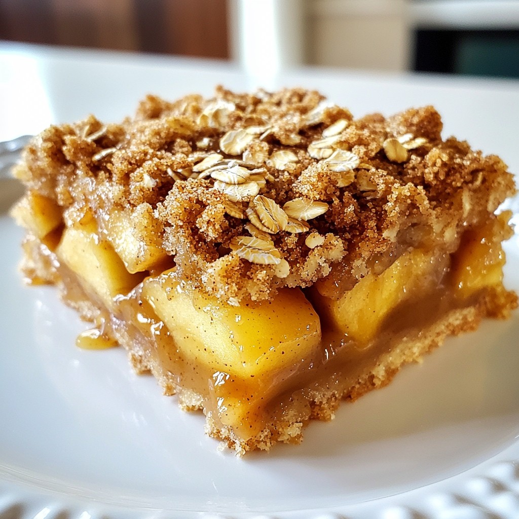 Caramel Apple Pie Bars Flavorful Dessert Delight