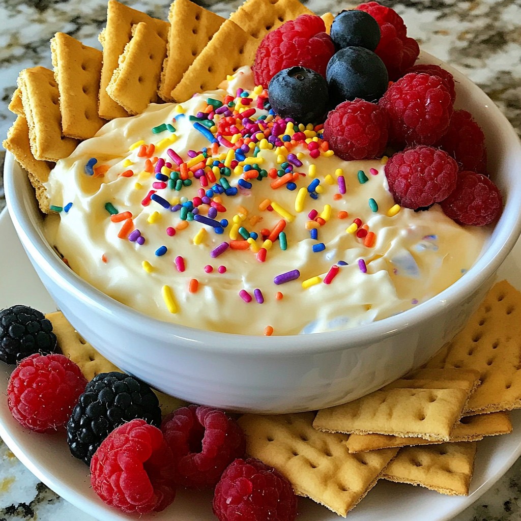 Funfetti Cake Batter Dip Tasty and Easy Dessert
