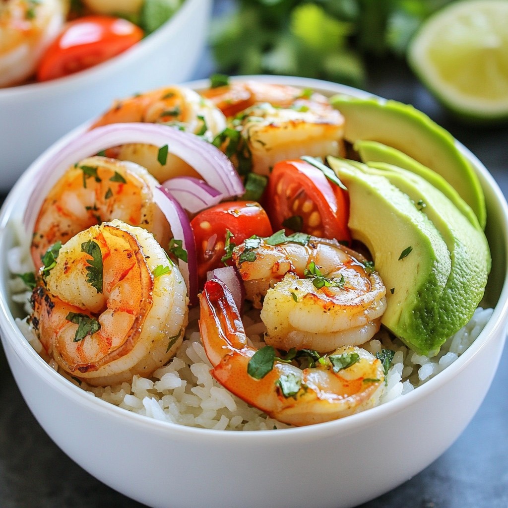 Cilantro Lime Shrimp Bowls Fresh and Tasty Delight