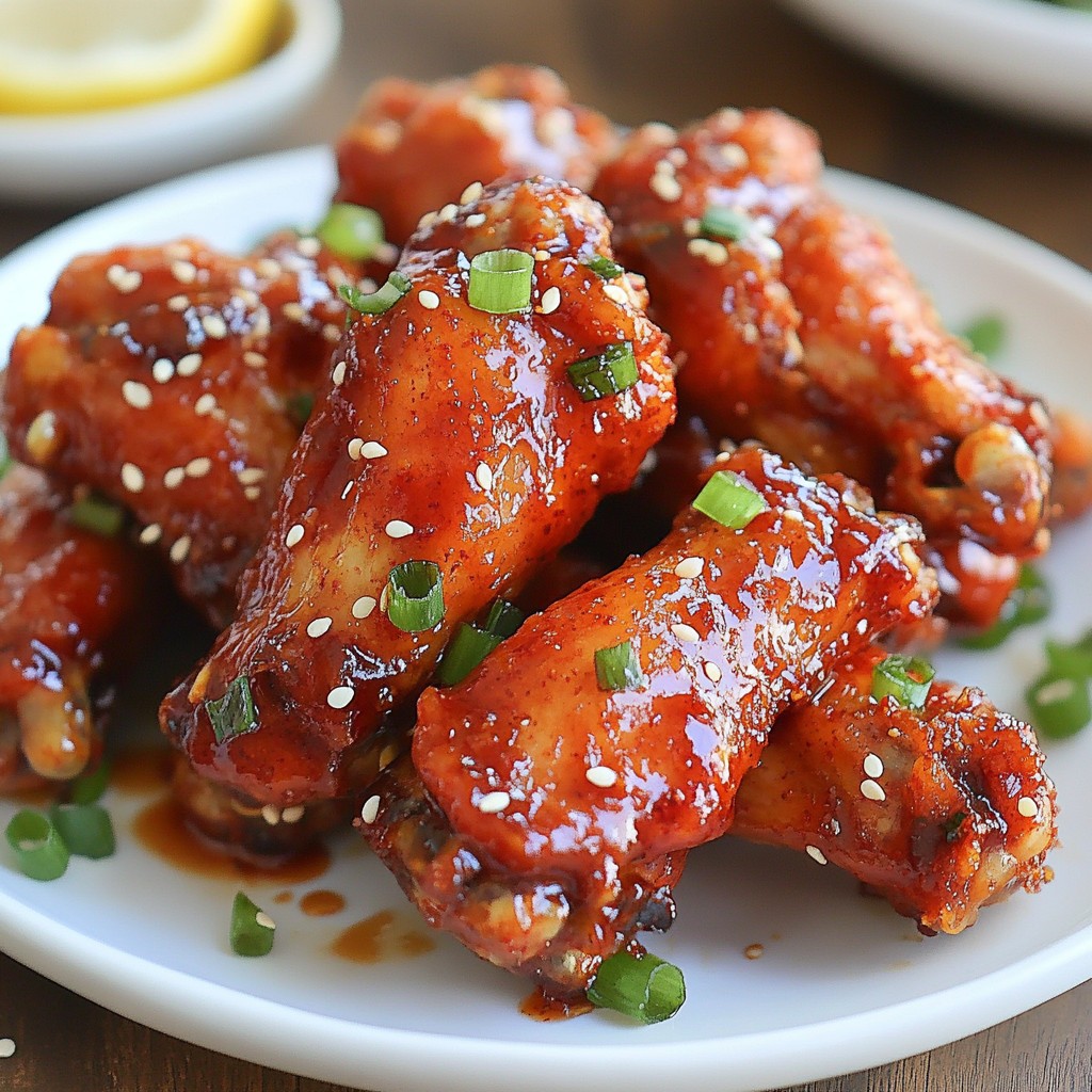 Spicy Korean Chicken Wings Bold and Flavorful Recipe
