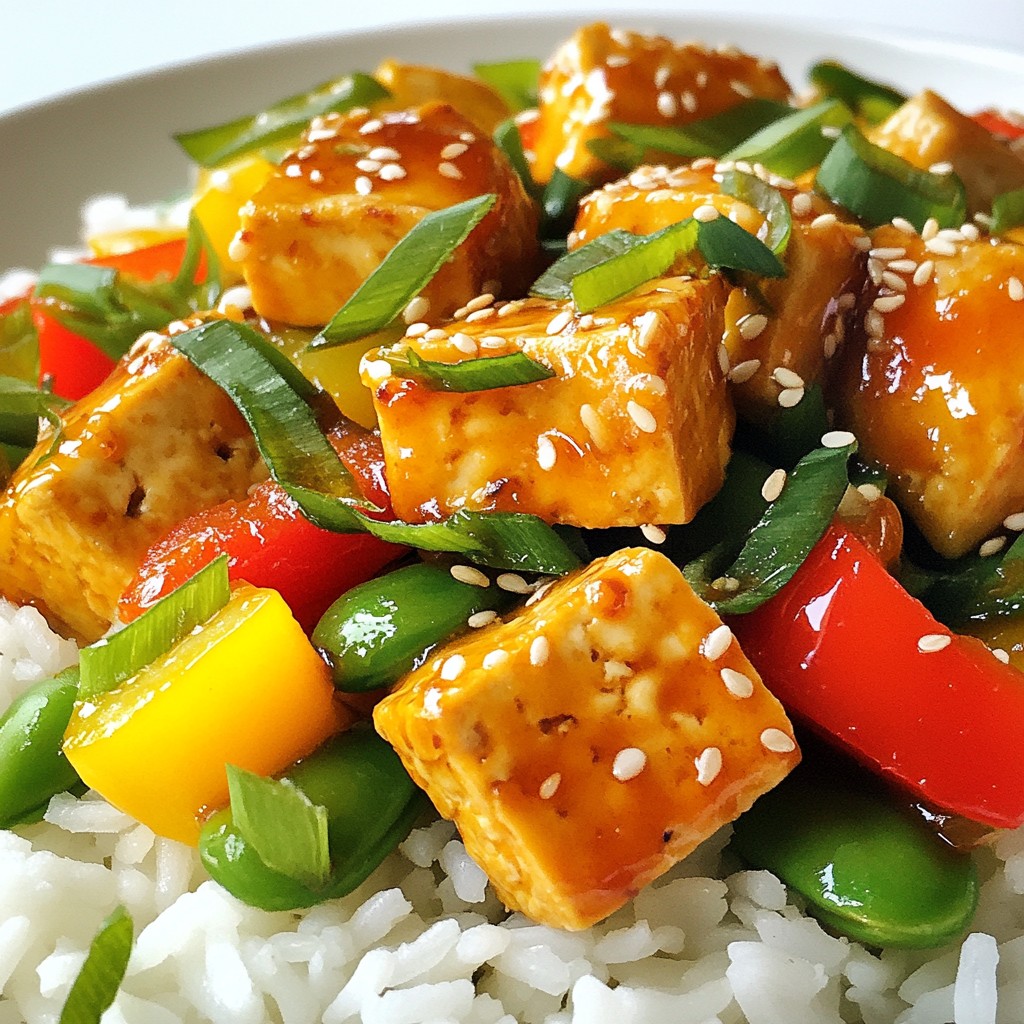 Sweet Chili Tofu Stir Fry Flavorful and Quick Meal